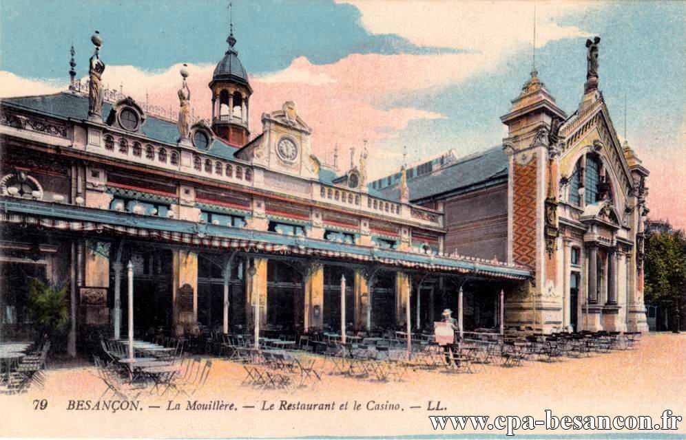 79 BESANÇON. - La Mouillère. - Le Restaurant et le Casino.